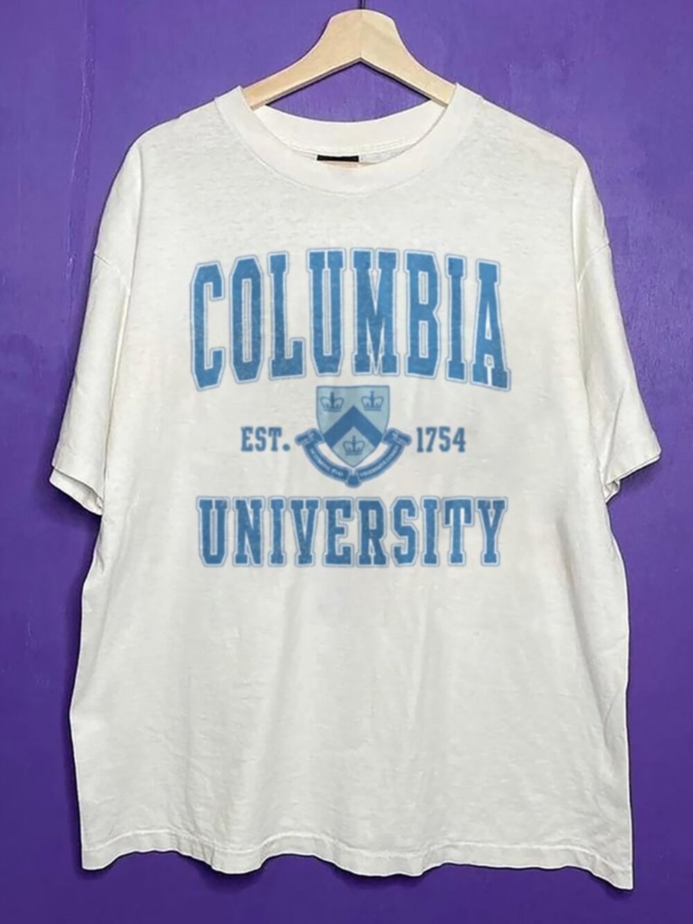Vintage Columbia University EST 1754 Shirt, New York City Shirt, University Tee